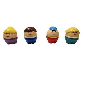 Little Tikes Toddle Tots Chunky People Lot of 4 Vintage Figures